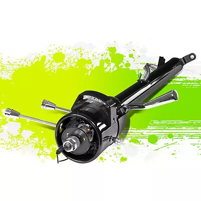 28  SS Black Coated Hot Rod Tilt Shift Automatic AT Steering Column For GM 55-59 • $205