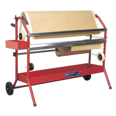 Sealey Masking Paper Dispenser 2 X 900mm Trolley Garage Workshop DIY • $292.92