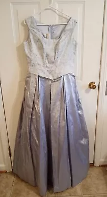 Women's Size 16 Vintage Purple And Silver Alyce Gown • $30