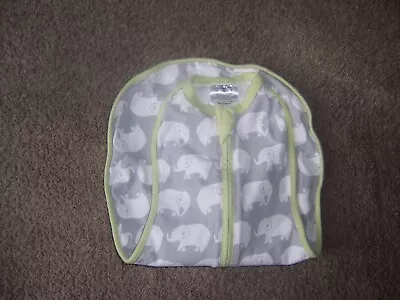 $13.20 • Buy Woombie Baby Swaddle  Elephants 0-3 Months