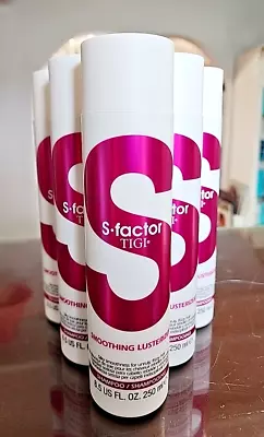 (6) *RARE* TIGI S-Factor Smoothing Lusterizer Shampoo 8.5 Oz Ea DISCONTINUED • $80.99