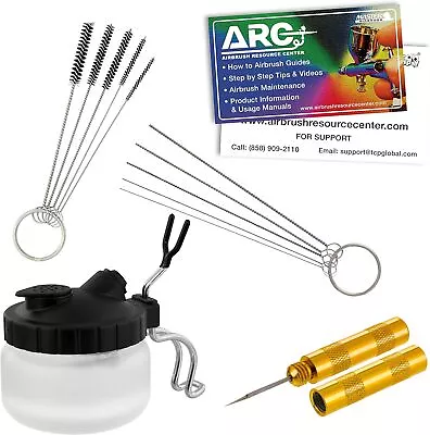 Master Airbrush 13 Piece Cleaning Kit - 13 Brush & Jar Set  • $25.52