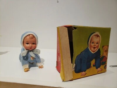 £77.71 • Buy Max Carl Wagner Kunstlerschutz Wind Up Baby Blue Rare Monkey Head Label IOB