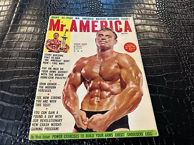 MAY 1962 MR MISTER AMERICA Bodybuilding Magazine CHUCK SIPES • $24.99