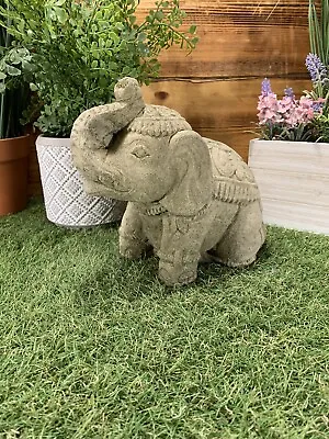 Stone Garden Thai Elephant Statue Ornament  • £23.05