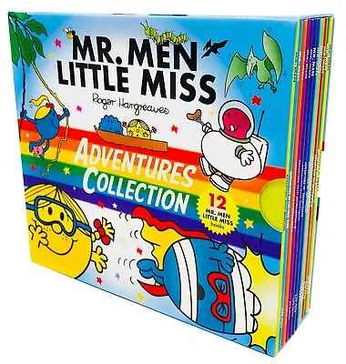 £17.94 • Buy Mr. Men & Little Miss Adventures Collection 12 Books Box Set By Roger Hargreaves
