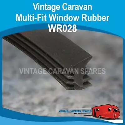 Caravan WINDOW RUBBER  ( BLACK ) Vintage Roma Supreme Viscount    WR028 • $3.20