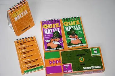 FAB TABLE TRIVIA Game Battle QUIZ  2 Teams Players Party Family Children Adults • £4.25