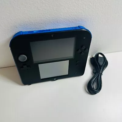 Nintendo 2DS - Black & Blue - Free Tracked Postage! • $155