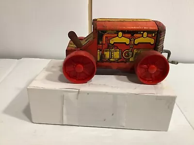 Vintage 1950’s Mar Toys Wind Up Metal Tractor Truck For Repair Or Parts • $20