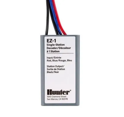 Hunter Industries EZ-1 Single Station Two Wire Decoder For ICC2 HCC Pro-C • $65