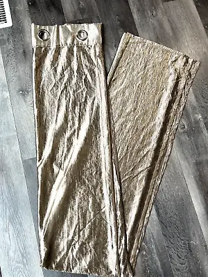 Curtain Panel Dark Metallic Grommet Top 52 X 84 Inches (*30) • $16