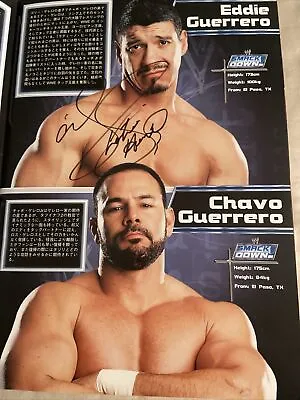 Eddie Guerrero Undertaker Big Show Matt Hardy Autograph WWE Smack Down 2003 • £481.60