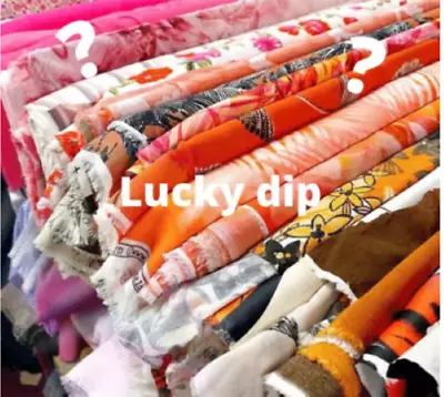 Lucky Dip Bag Bundle 15 Metres Fabric Mixed Clearance Market Stall Job Lot • £29.99