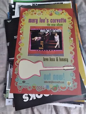 MARY LEES CORVETTE     Vintage Promo Poster • $10.99