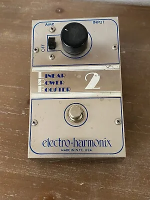 Vintage Electro Harmonix Lpb2 Linear Power Booster 2 UNTESTED • $100