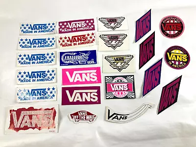 New Large Vintage Vans Skateboarding Sticker Lot - 1980's 1990's - Off The Wall • $74.99