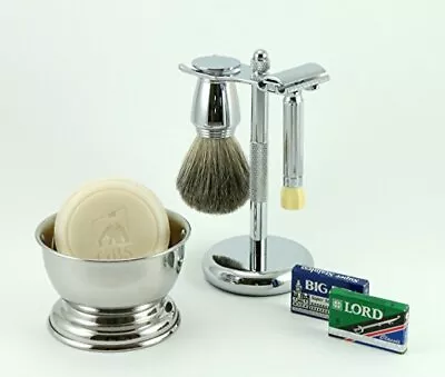 GBS Shaving Gift Set With Merkur 510 Progress Safety Razor • $89.95