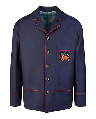 Gucci Mens Fine Dots Jacket With Feline • $475.99
