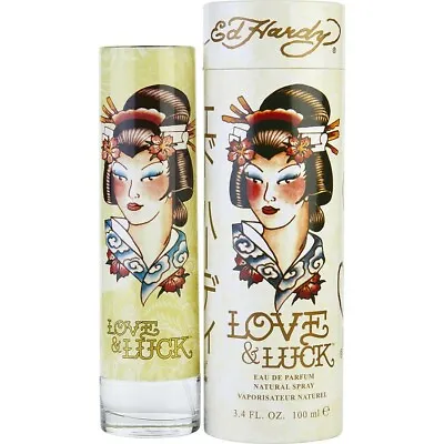 Ed Hardy Love & Luck 100ml Eau De Parfum Spray Brand New & Boxed • £23.43