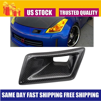 $34.59 • Buy Bumper Carbon Fiber Air Vent Intake Duct Left Driver For Nissan 350Z Z33 2003-09