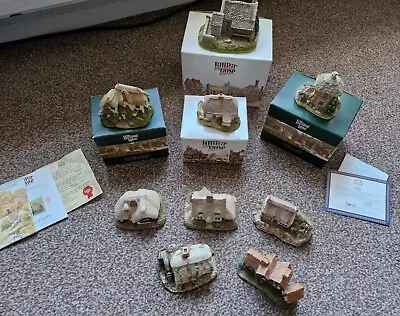 Lilliput Lane DOVETAILS House Cottage Bundle Boxed Oob Apothercarys Shop Joblot • £49.99