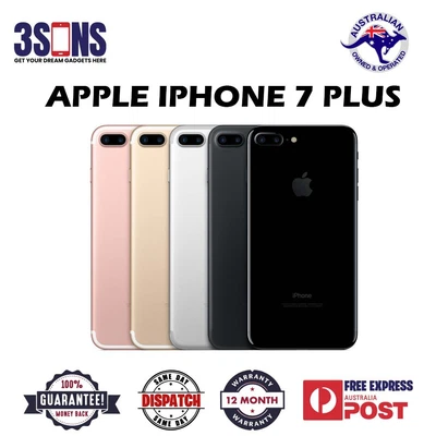 $215 • Buy Apple IPhone 7 Plus [32GB/128GB/256GB] Unlocked Smartphone Good - AU Seller