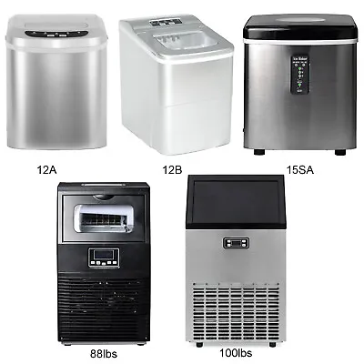 Countertop Ice Maker Machine Build-in Ice Machine Commercial Ice Cube Portable • $129