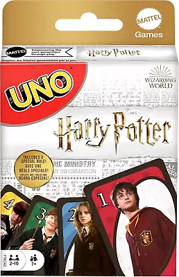 UNO Harry Potter Card Game Movie-Themed Collectors Gift For Ages 7 Years Old  Up • $14.28