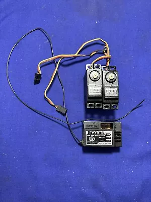 Acoms Vintage Ar201 Receiver As12servos Vgc Working Rc Car Radio Gear 27mhz • £26