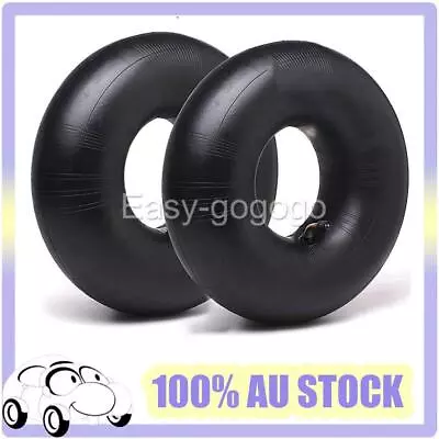 2pcs TR87 Ride On Mower Tyre Inner Tube 16 X 6.50 - 8  Bent Stem Metal Valve OZ • $32.60