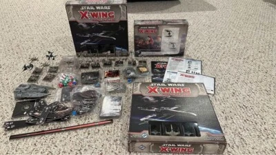 $19.99 • Buy Star Wars X Wing Miniatures Game Lot (used) + Imperial Aces Expansion Pack(New)