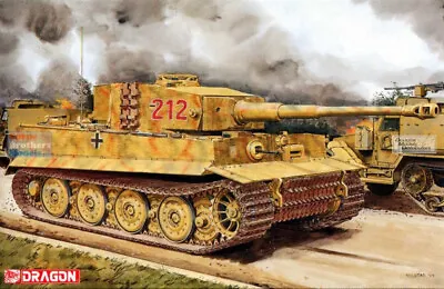 DML6947 1:35 Dragon Sd.Kfz.181 Tiger I Late With Zimmerit Normandy 1944 • $68.29