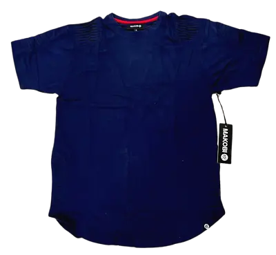 T-shirt Makobi Men's New With Tag  NAVY M152 -  100% Cotton • $14.99