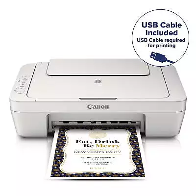 Canon PIXMA MG2522 Wired All-in-One Color Inkjet Printer [USB Cable Included] • $27.55