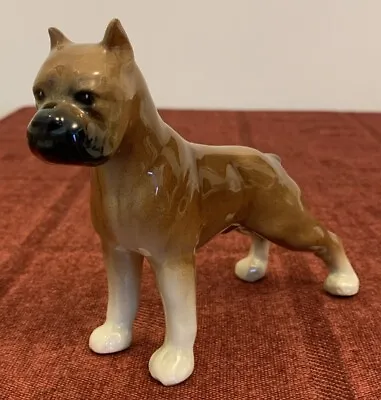 Cortendorf Boxer Dog Figurine App 15.5cm X 5cm X 12cm Tall  • £4