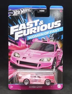 Hot Wheels Fast And Furious Women Of Fast Suki's Honda S2000 PINK • $14.99