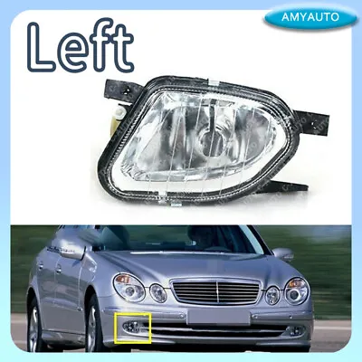 Left Front Fog Light Headlights No Bulb For Mercedes-Benz W211 2003-2006 • $31.64