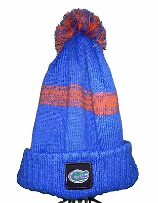 GATORS Embroidered Pom Pom Beanie Knit Hat Winter Florida • $9.99