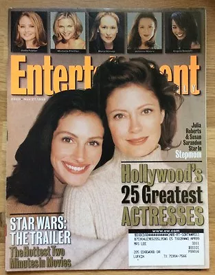 ENTERTAINMENT WEEKLY Magazine #460 November 27 98 Susan Sarandon Julia Roberts • $4.99