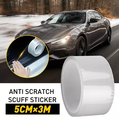 1/2set Car Paint Protection Vinyl Film Sticker Clear 300x5cm Anti-Scratch Sill E • $7.99
