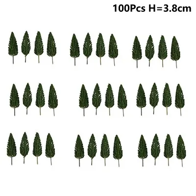 100Pcs Model-Trees 38MMModel Pine Trees N-Scale Train Railroad Landscape Layout • $11.61