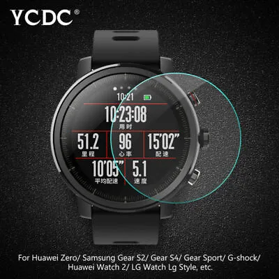 9H Smart Watch Screen Protector Dia.23-46mm For Samsung Gear S2/S3/Gear Sport 1x • $4.53