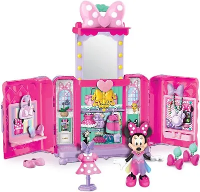 Minnie Glam Glow Playset Kids Toys Xmas Gifts • £49.99