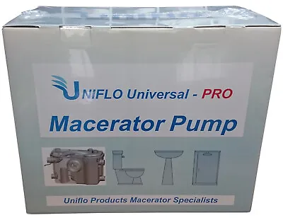  Uniflo Universal Pro Slim Macerator Pump Broyer 22mm ToiletShower & Basin. • £219.99