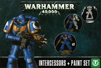 Warhammer 40k Intercessors + Paint Set - NEW • £24.99