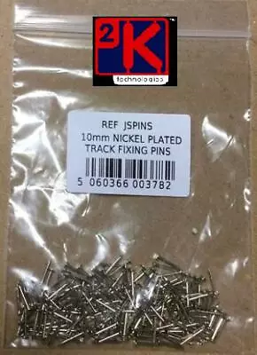 Javis JSPINS- 10g Pack 10mm Hornby Type Model Railway Track Fixing Pins -1stPost • £3.99