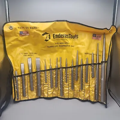 Vintage Enderes Tools 17pc Punch Chisel Roll Set 0535 Made In USA Very Clean! • $149.99