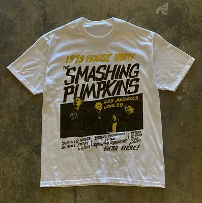 Vtg The Smashing Pumpkins Tour Heavy Cotton White All Size T-shirt S-5XL • $7.99