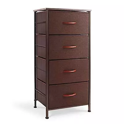 ROMOON Dresser Organizer With 4 Drawers Fabric Dresser Tower For Bedroom Hall... • $84.99